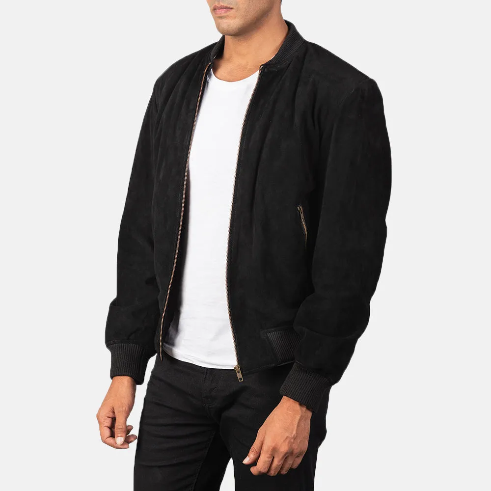Savvy Leather Bomber Jacket