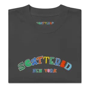 Scattered S/S '25 Style Logo Printed Faded T-Shirt