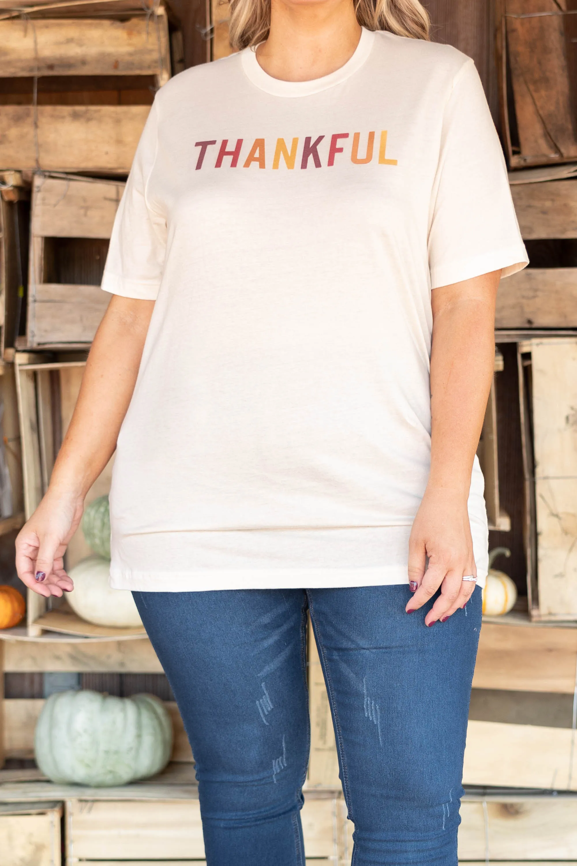 Season Of Thanks Tee, Natural