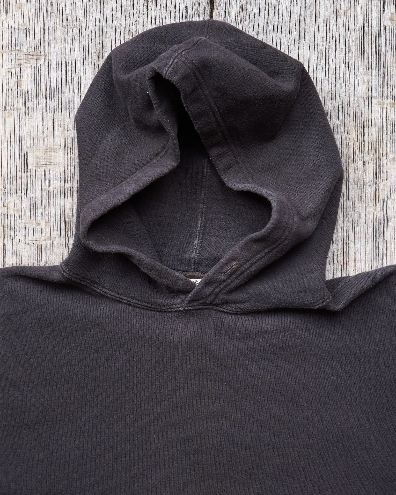 Second Hand Buzz Rickson's Loopwheel Hoodie 4-Needle Black Size S