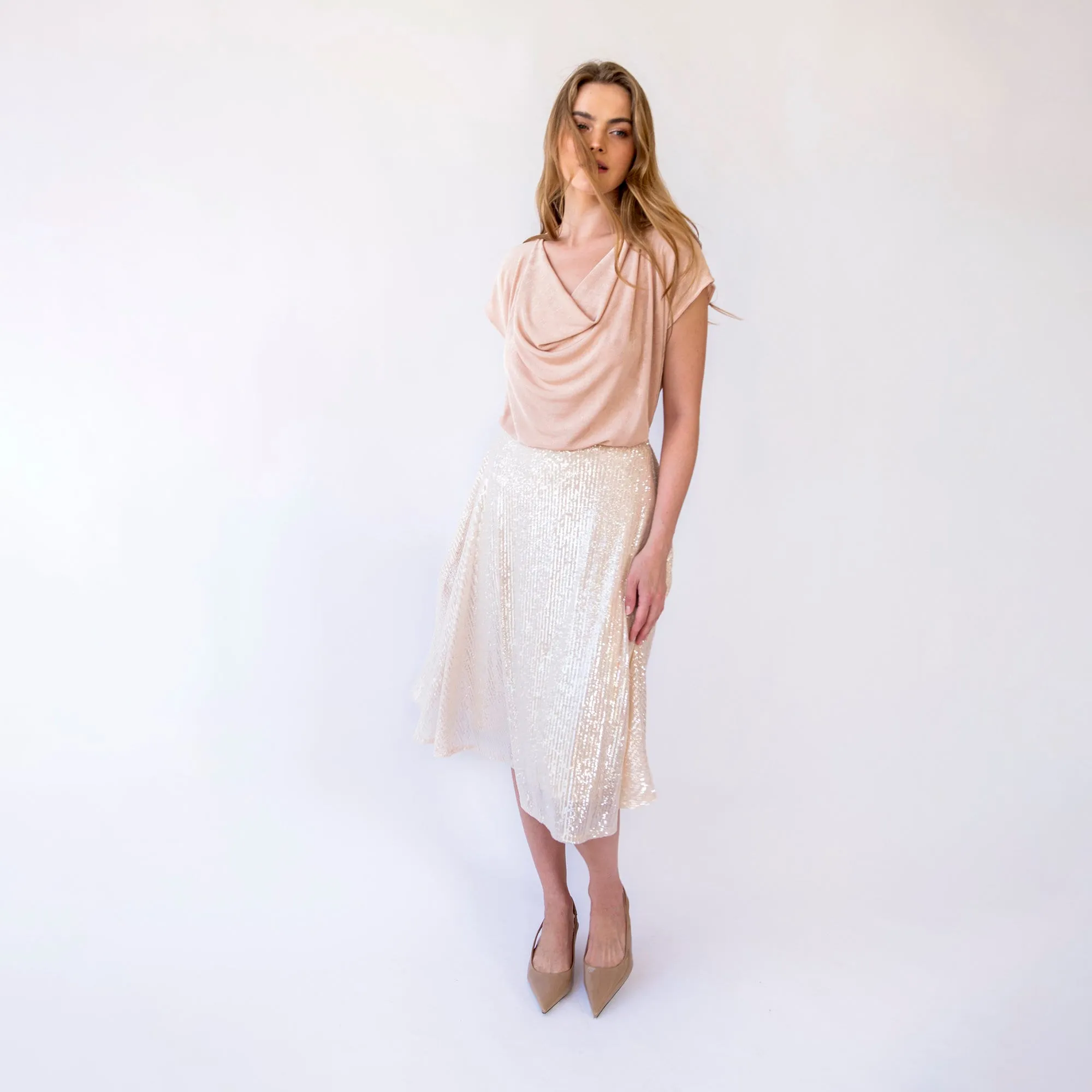 Sequins Circle skirt #3043