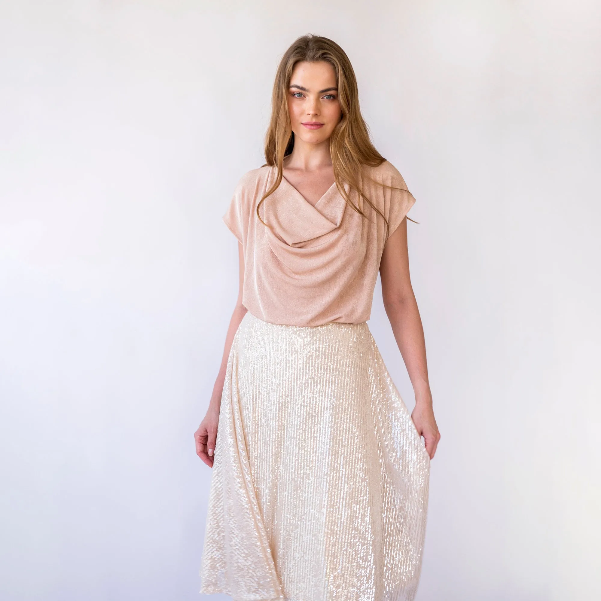Sequins Circle skirt #3043