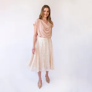 Sequins Circle skirt #3043