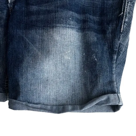 Series 31 Womens Short &amp; Sexy Denim Jean Shorts Sz 18 Embroidered Sequin Stretch