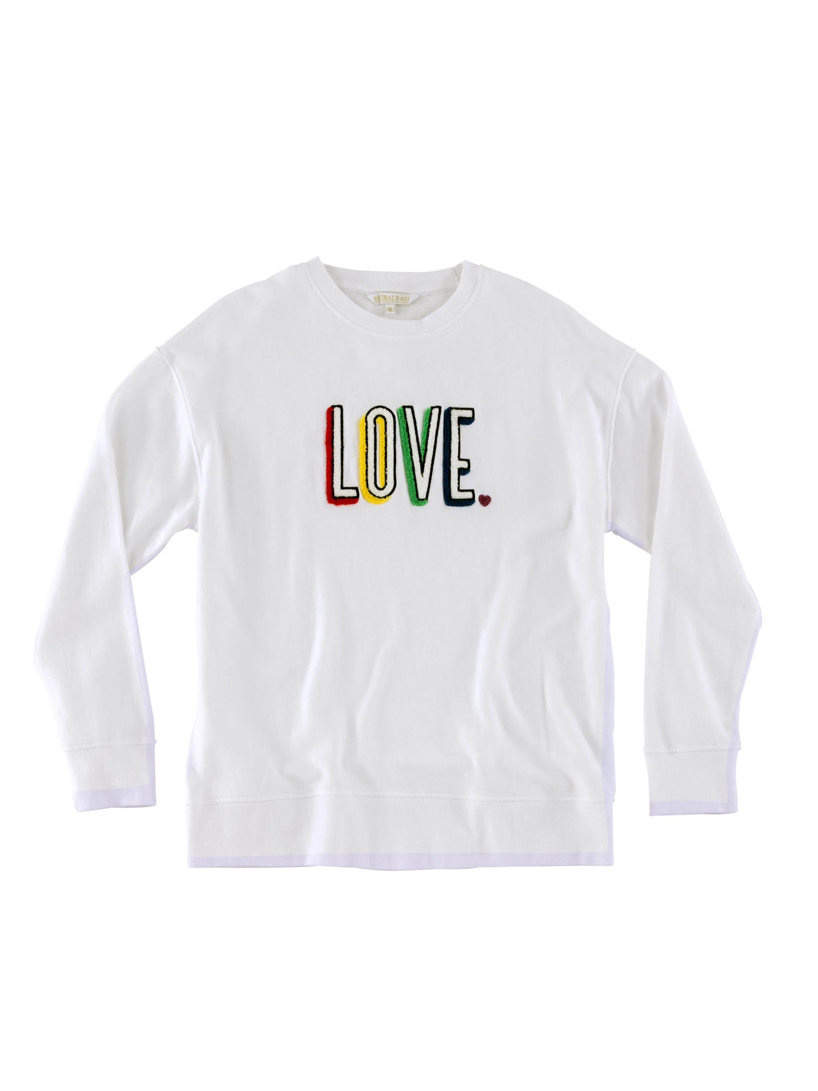 Shiraleah "Love" Sweatshirt, White