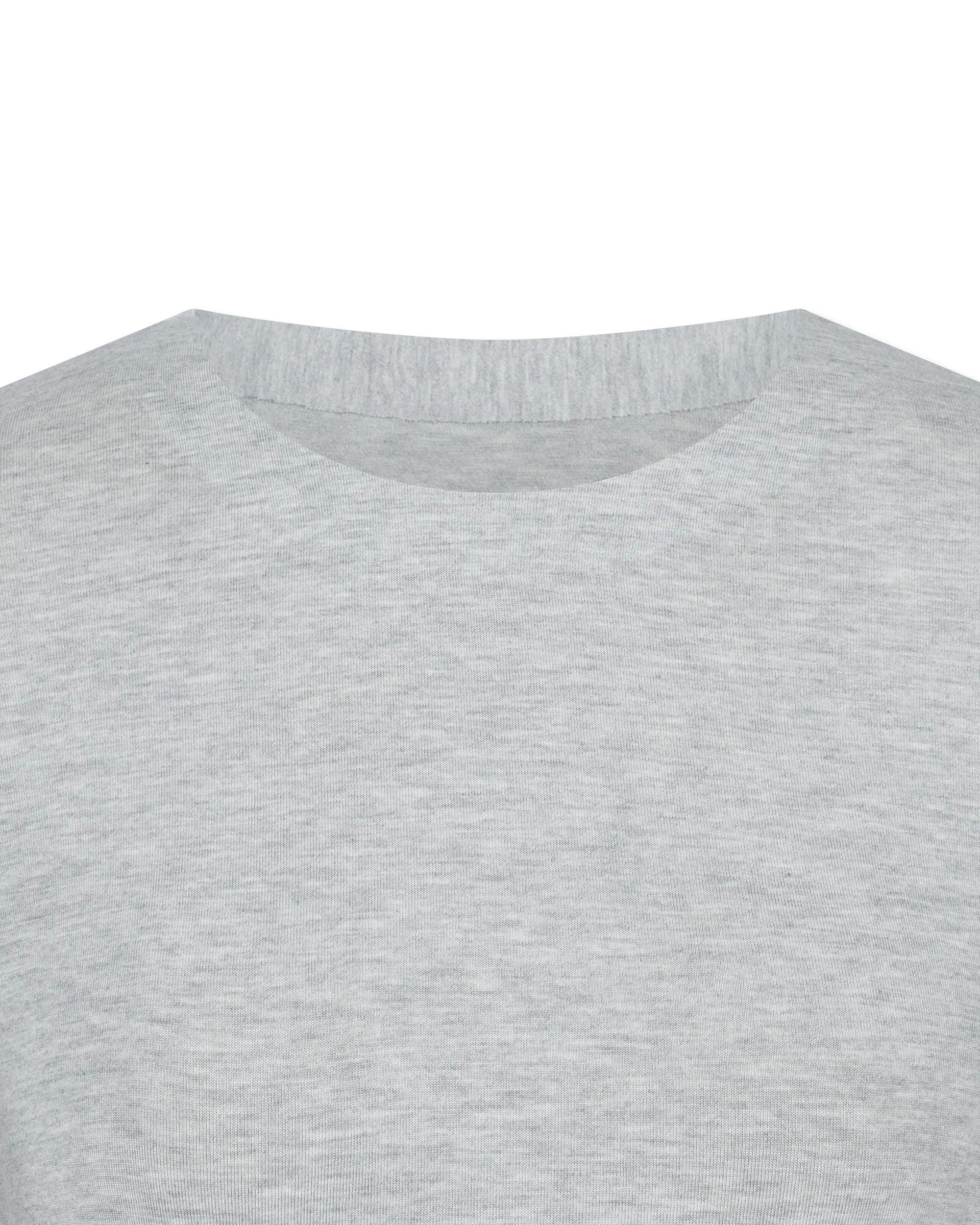 Short Sleeve Crewneck Side Drape Micro Dress