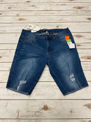 Shorts By Cme In Blue Denim, Size: 14