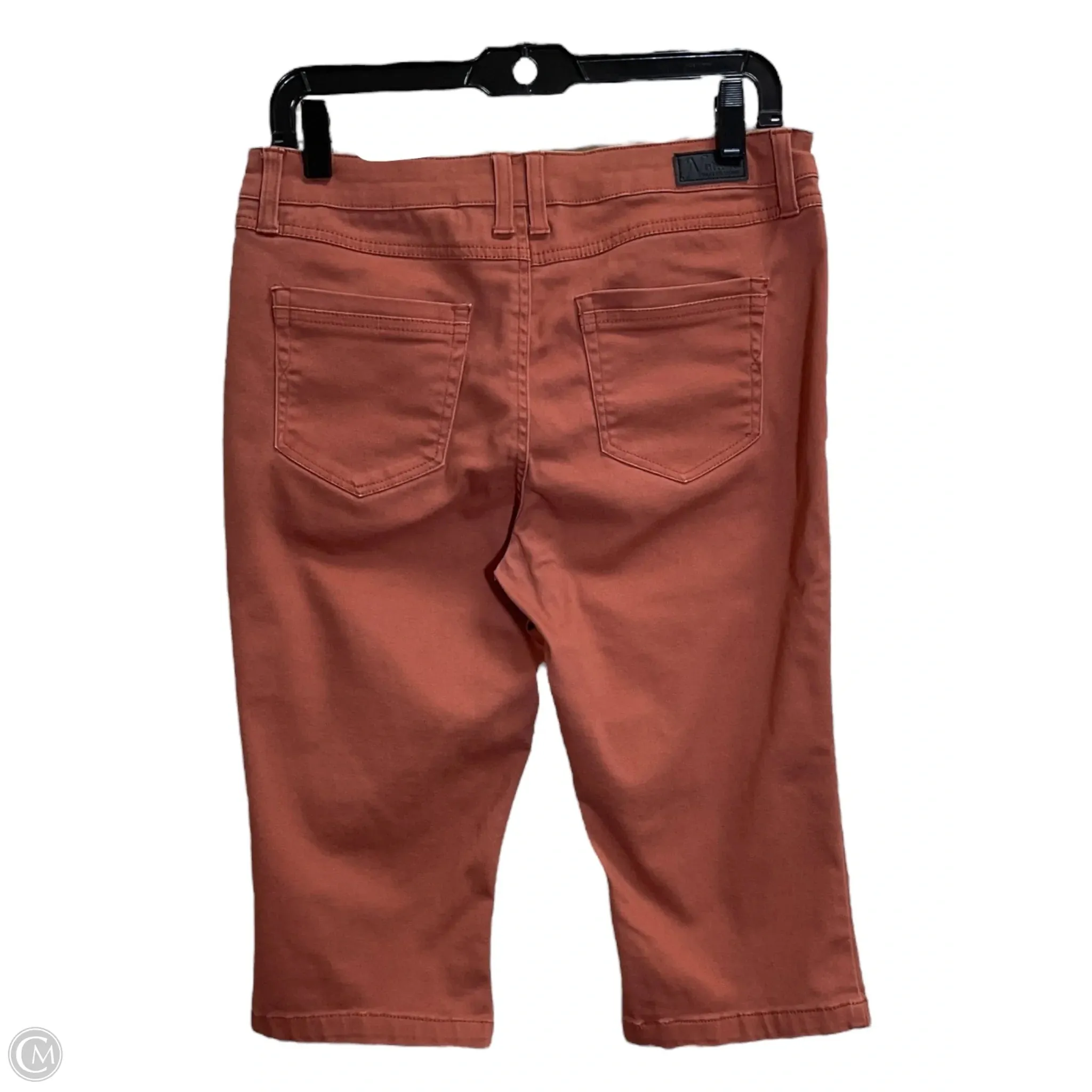 Shorts By Natural Reflections In Orange Denim, Size: 10