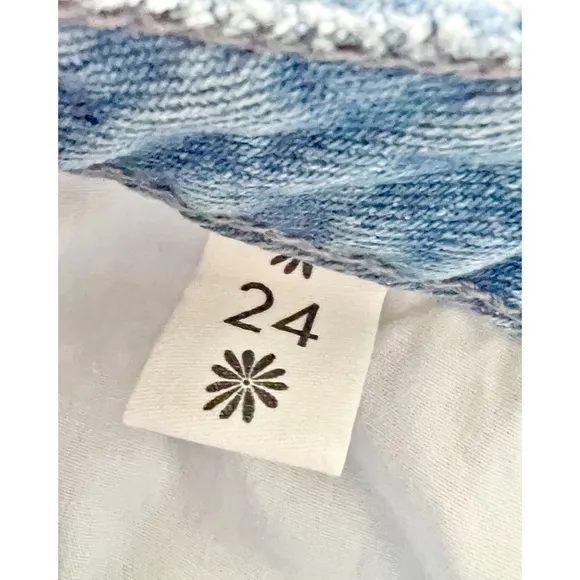 SHOW me Your Mumu Arizona Delta Rainbow Pocket High Waisted Cutoff Shorts 24