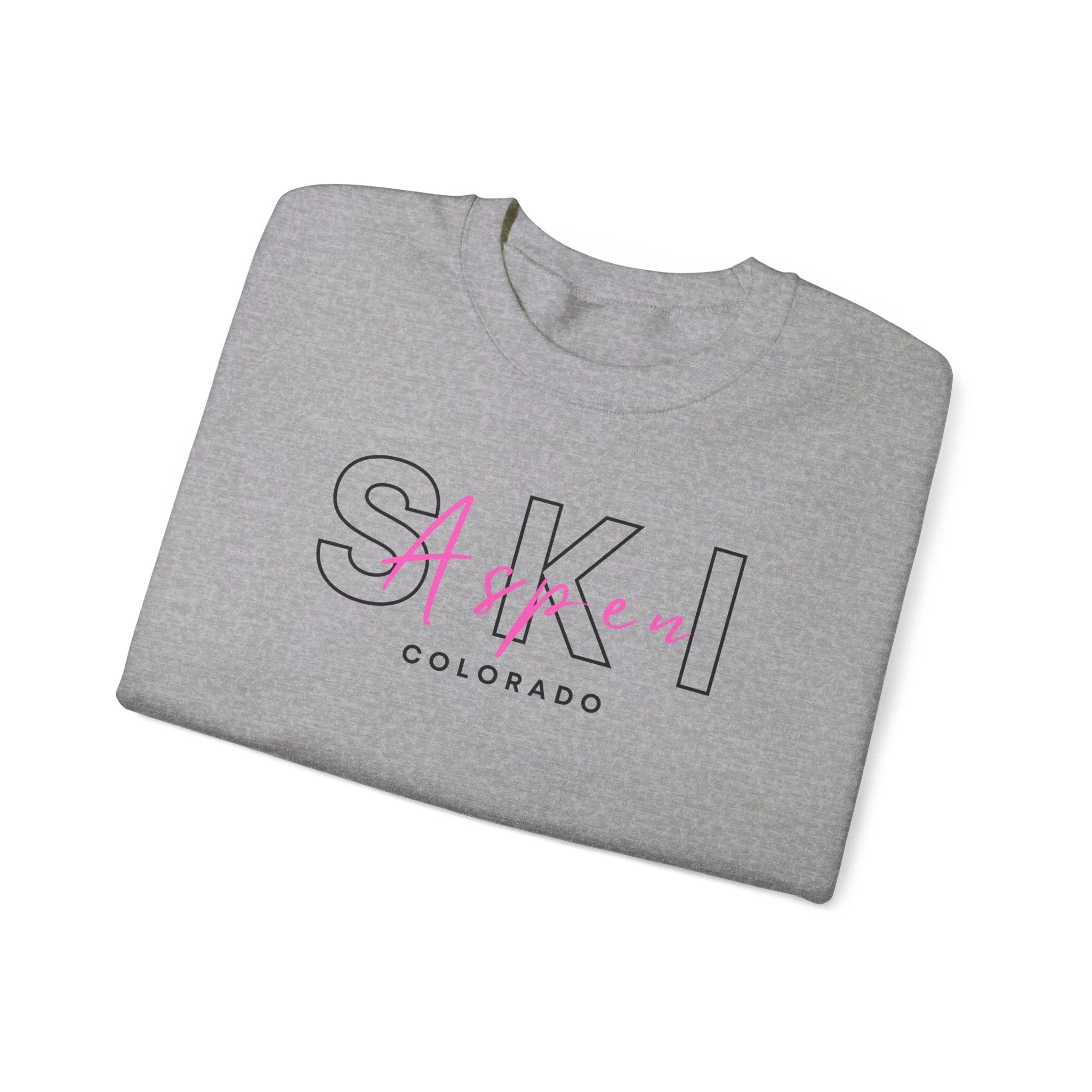 Ski Aspen Colorado - Unisex Crewneck Sweatshirt, Ski Lovers Gifts
