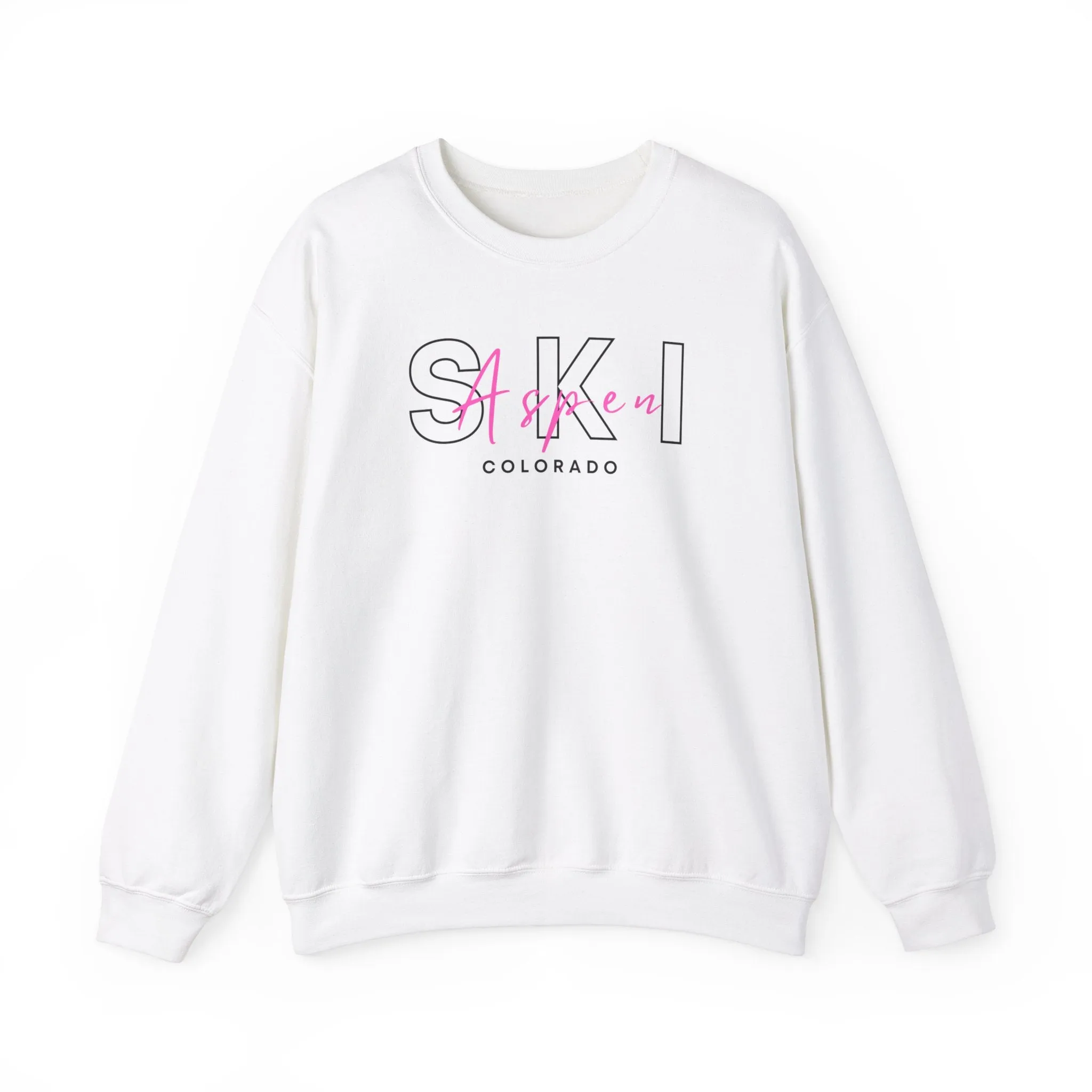 Ski Aspen Colorado - Unisex Crewneck Sweatshirt, Ski Lovers Gifts