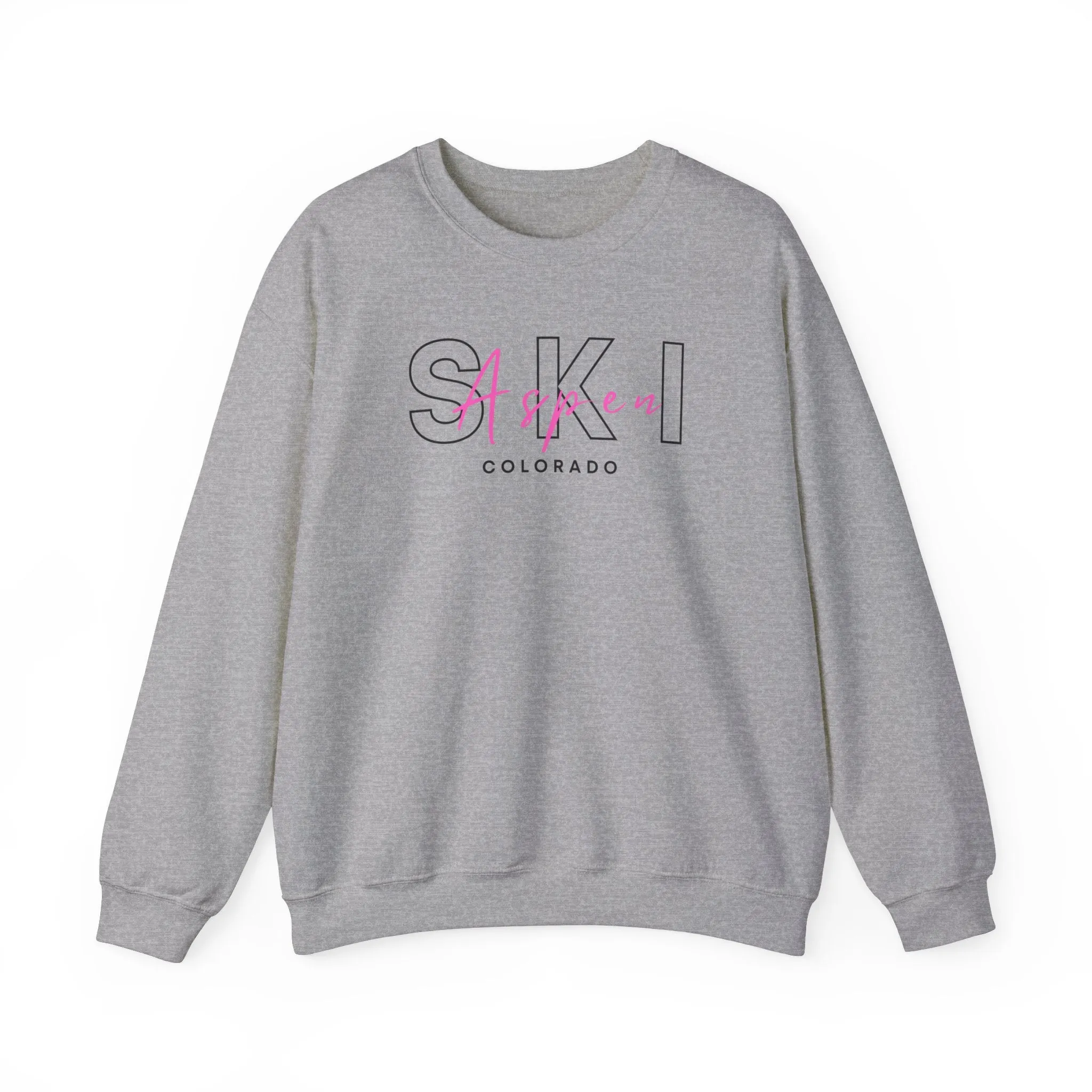 Ski Aspen Colorado - Unisex Crewneck Sweatshirt, Ski Lovers Gifts