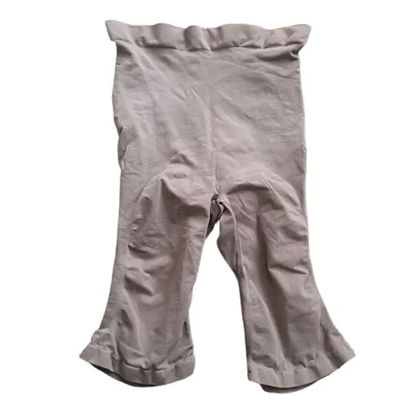 SKIMS Sculpt Seamless Shaping Mid Thigh High Waisted Shorts In Umber