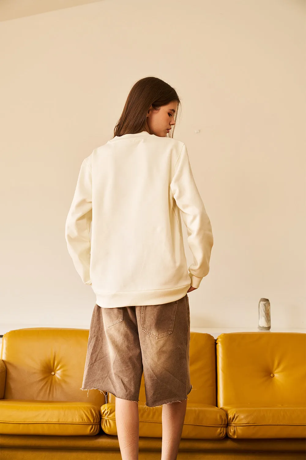 Smiley Originals Off White Sweatshirt