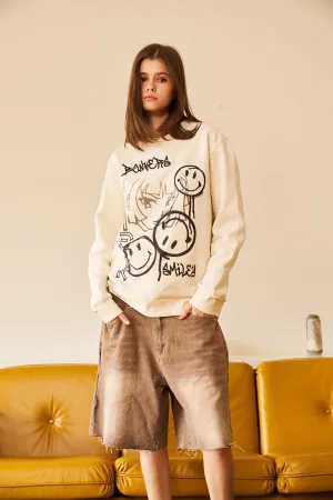 Smiley Originals Off White Sweatshirt