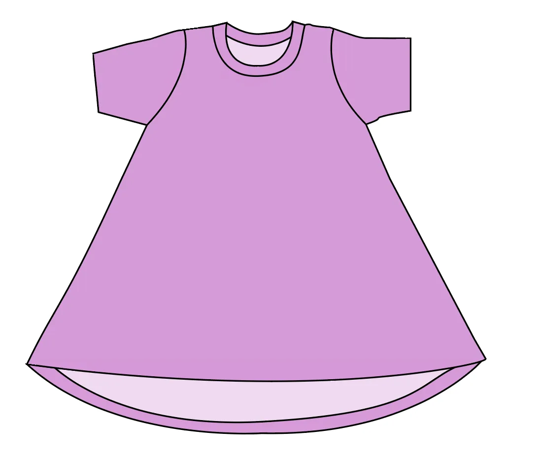 Solids Sale Basic T-Shirt Dress