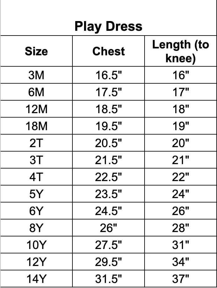 Solids Sale Play Dress