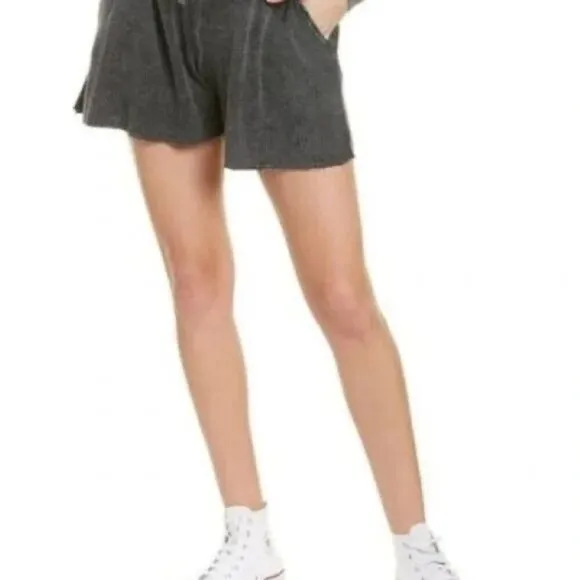 Splendid Mineral Wash Shorts in Black at Nordstrom, Size X-Small
