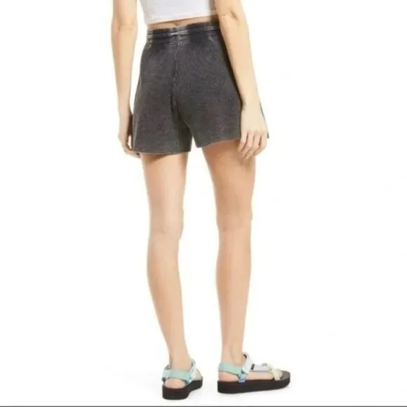 Splendid Mineral Wash Shorts in Black at Nordstrom, Size X-Small