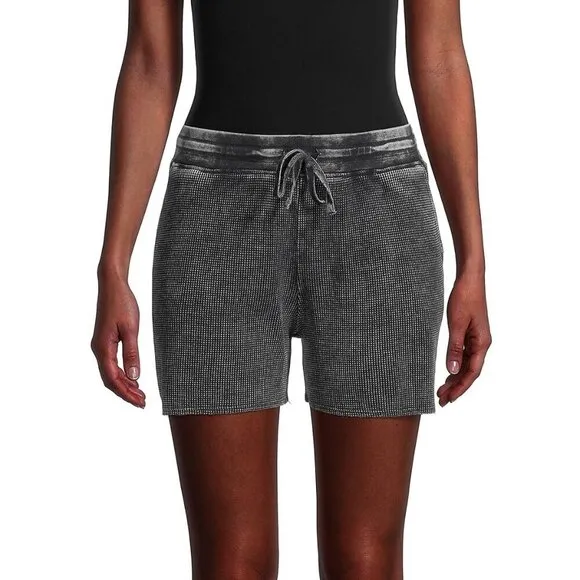 Splendid Mineral Wash Shorts in Black at Nordstrom, Size X-Small