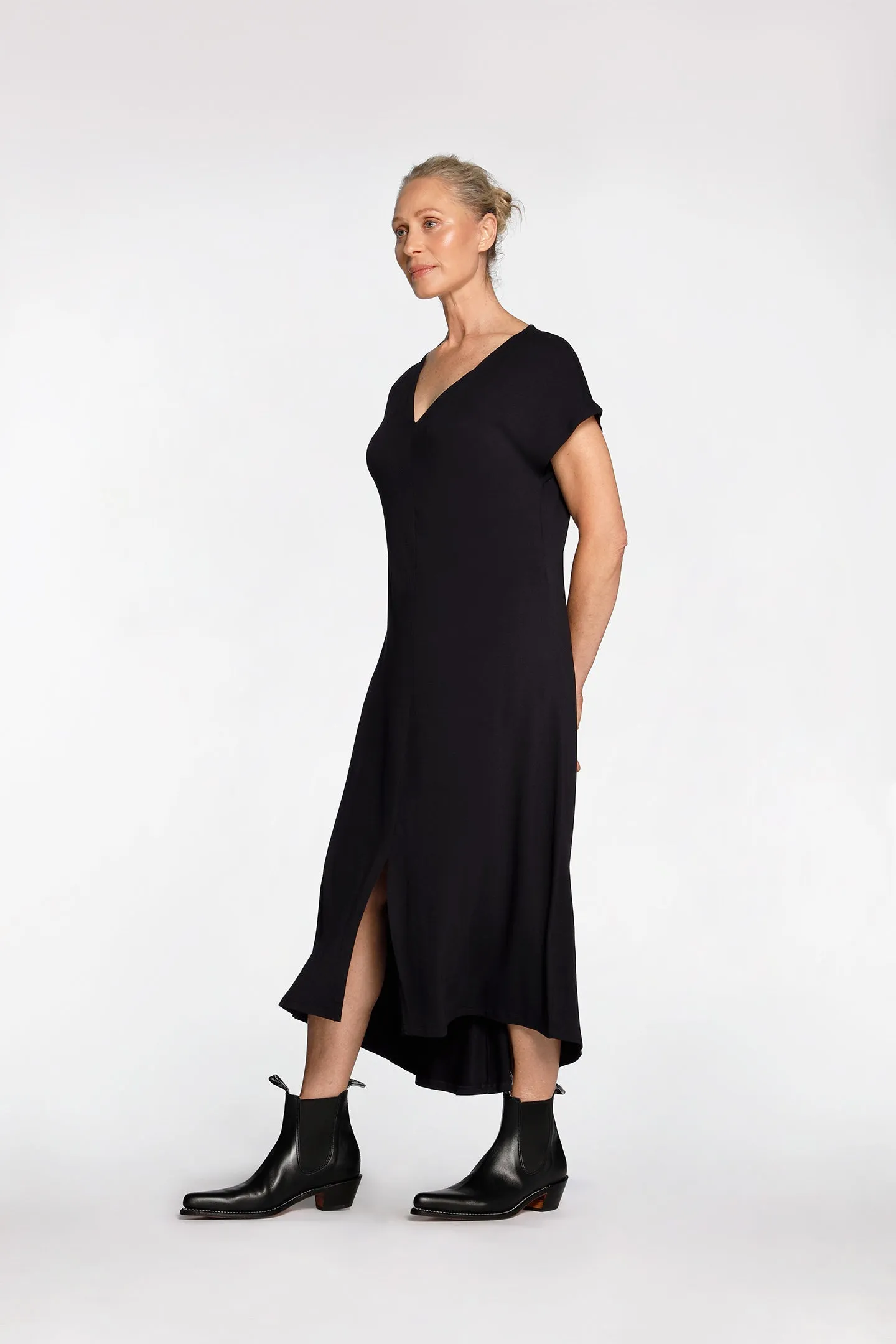 SPLIT FRONT DRESS
