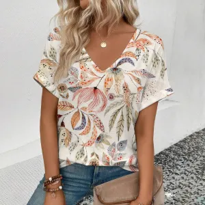 Stephanie® | T-shirt with floral print