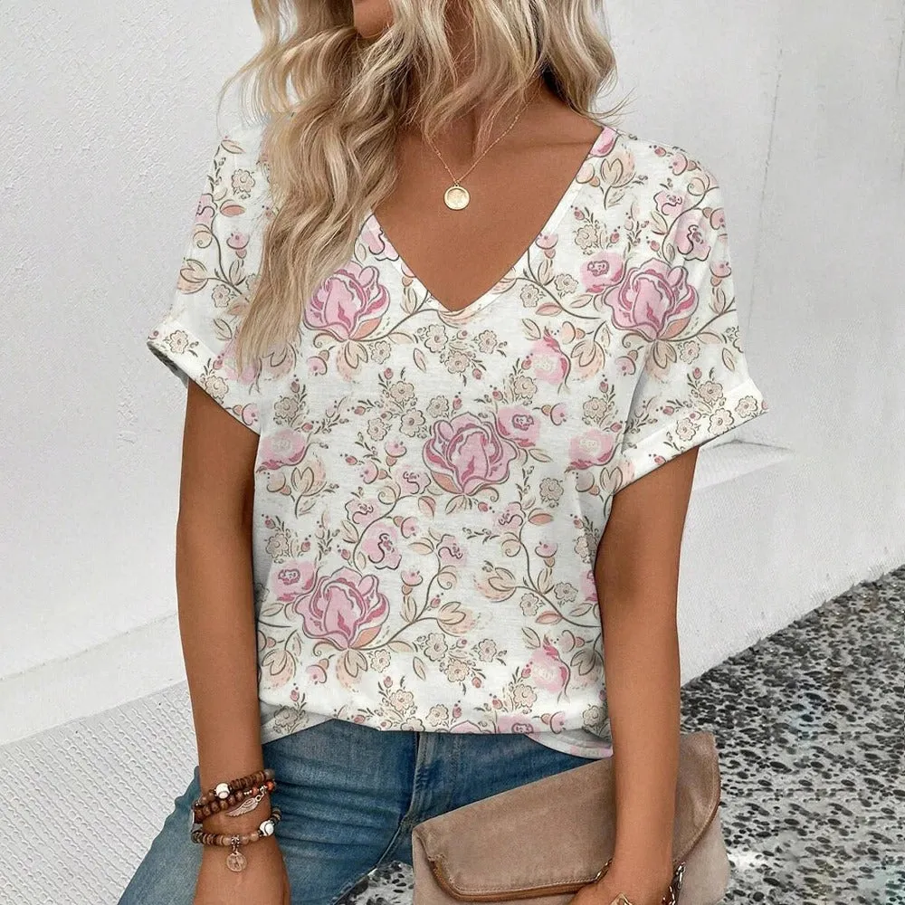 Stephanie® | T-shirt with floral print