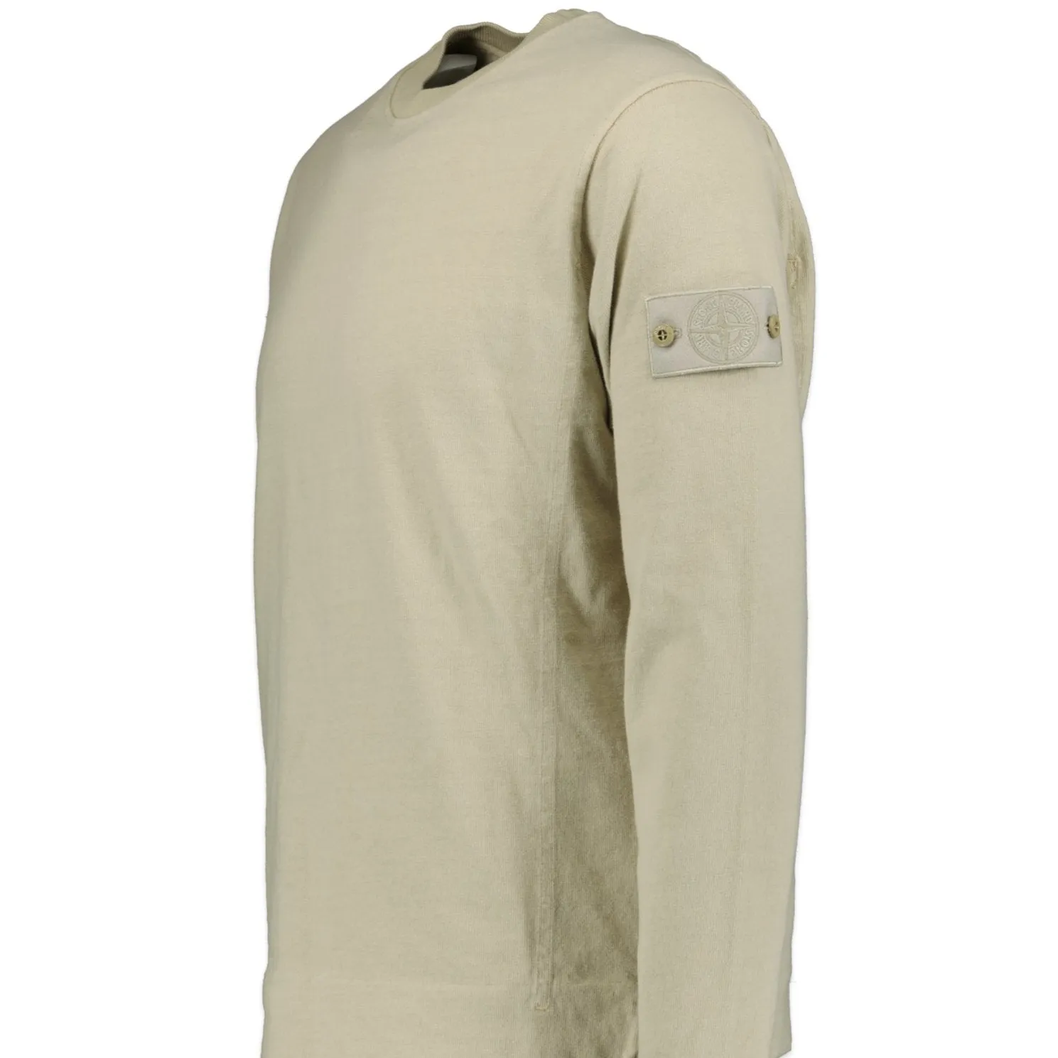 STONE ISLAND GHOST BADGE SWEATSHIRT BEIGE
