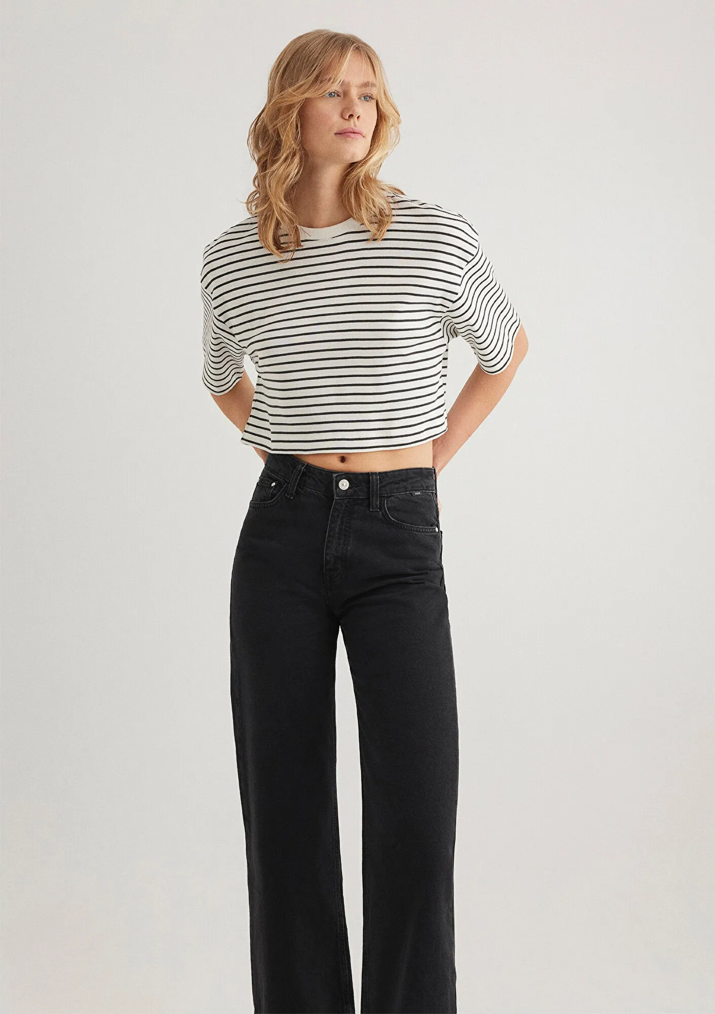 Striped Crop T-Shirt
