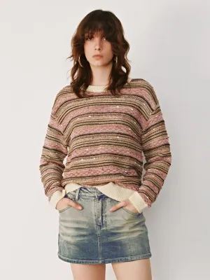 Striped Knitted T-Shirts