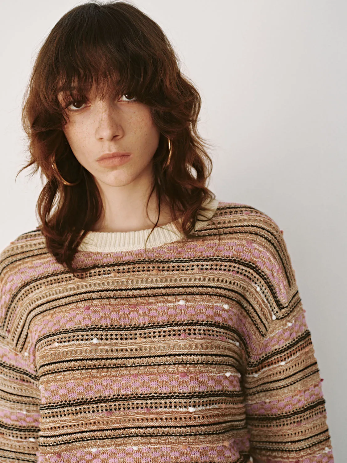 Striped Knitted T-Shirts