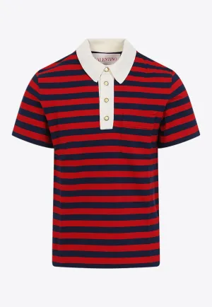Striped Polo T-shirt