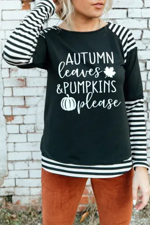 Striped Raglan Long Sleeve Top