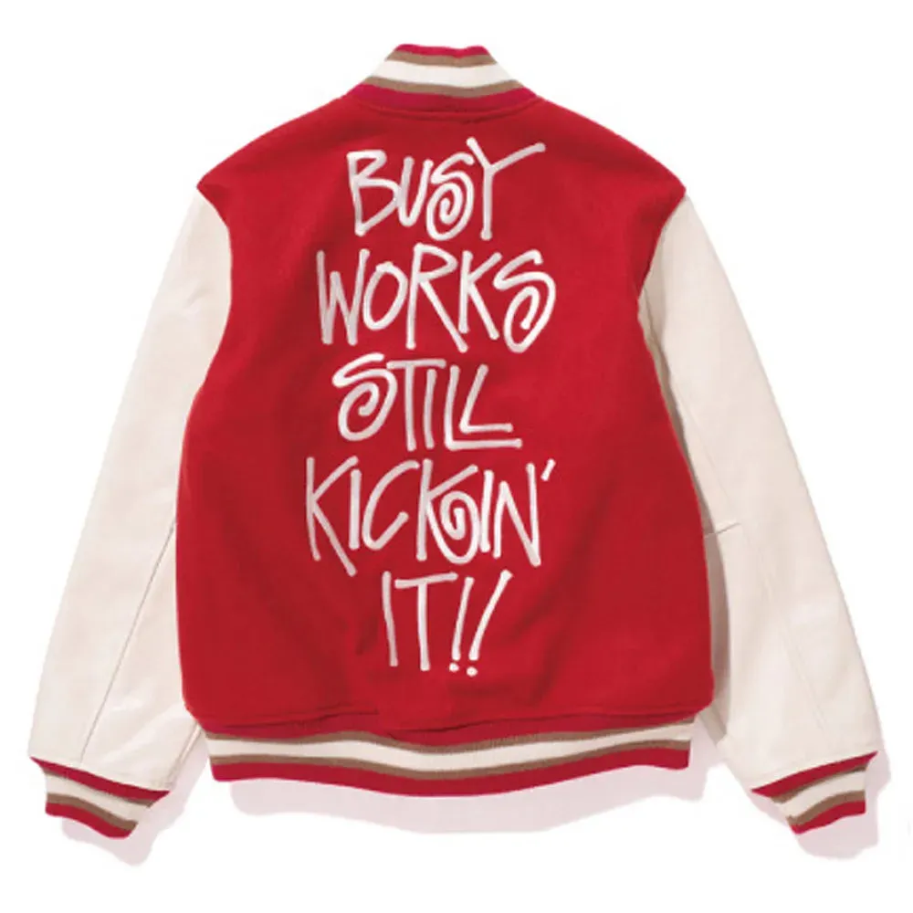 Stussy Bape Varsity Jacket