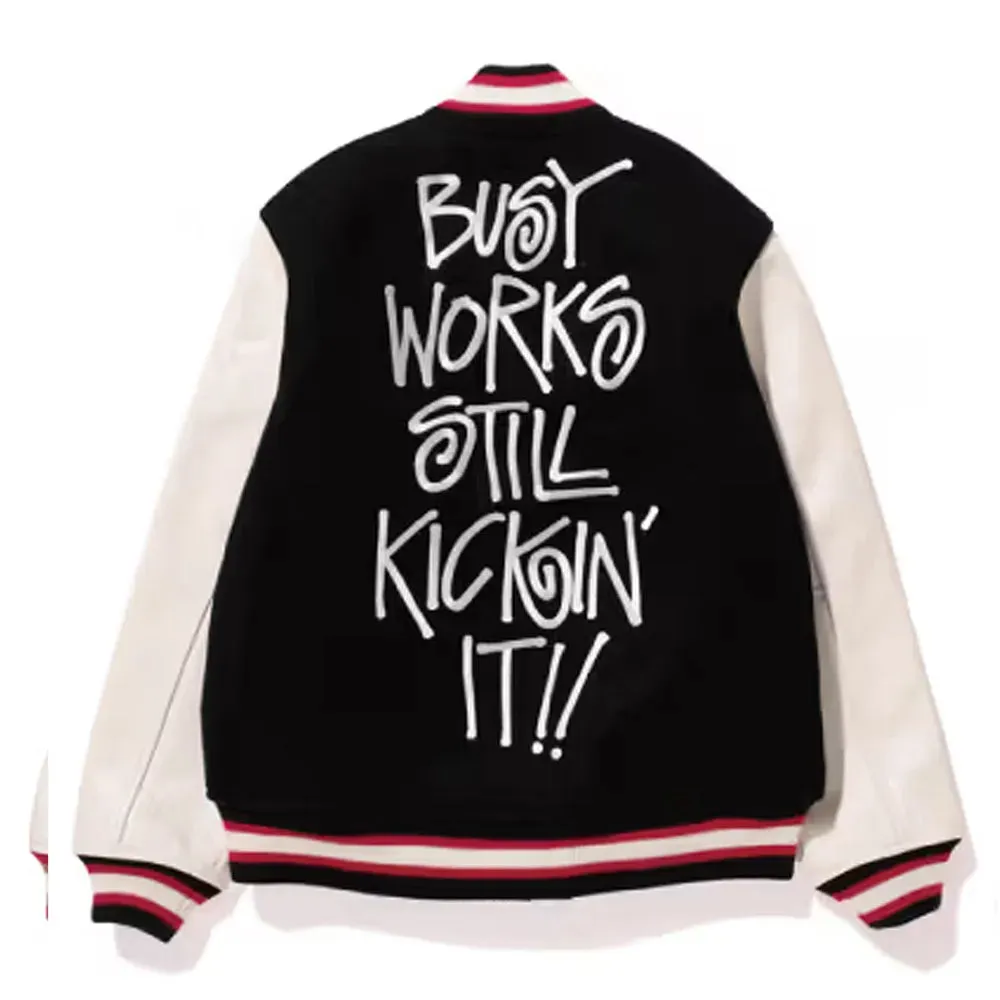 Stussy Bape Varsity Jacket