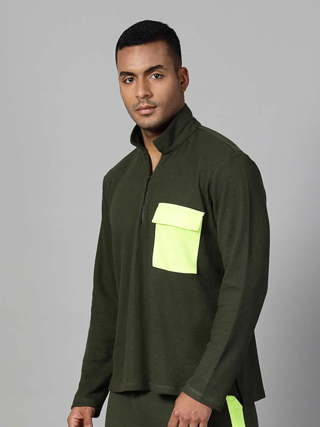 Stylish Oversized High Neck T-Shirt