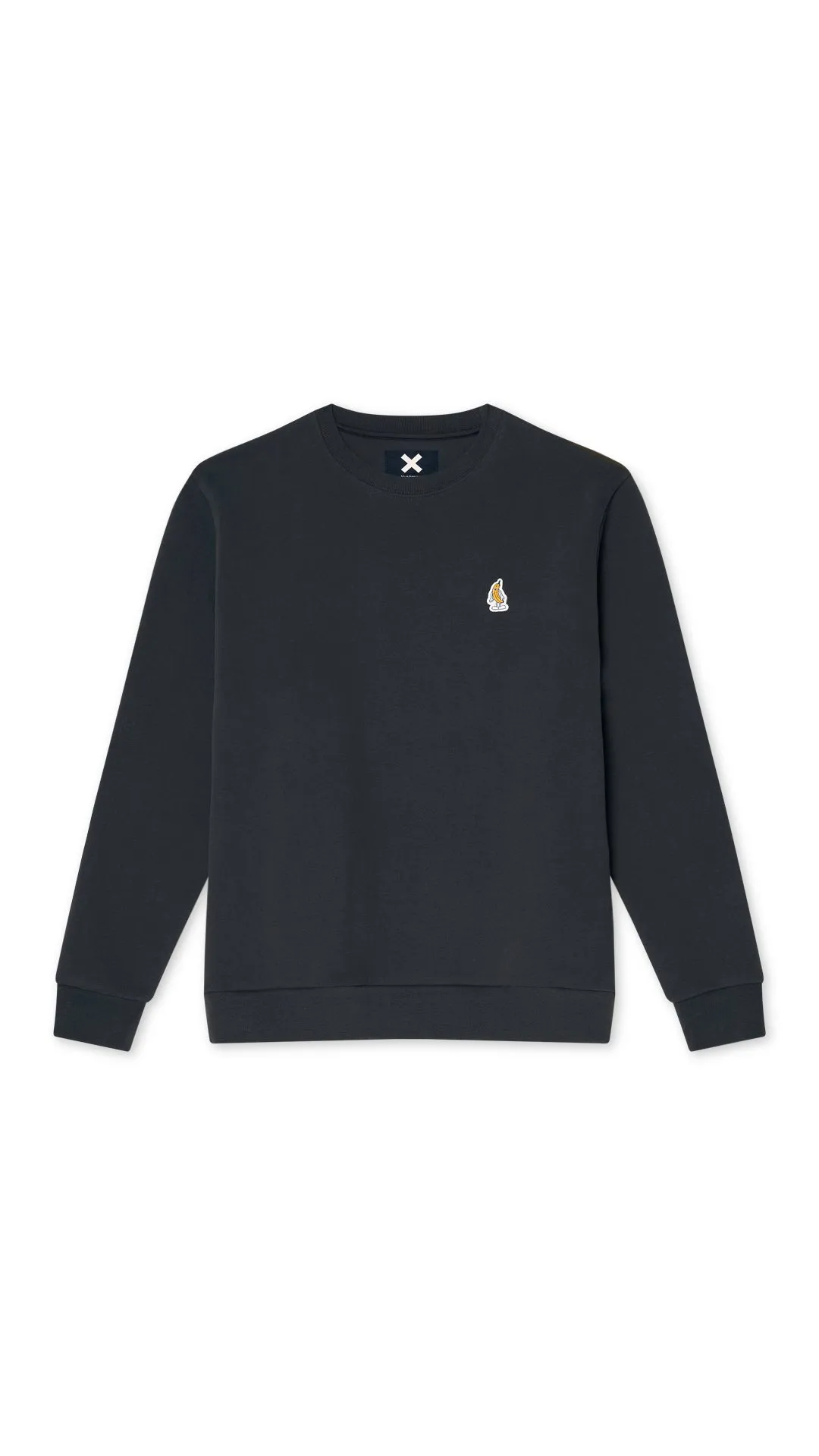SUDADERA BANANA ANTRACITA