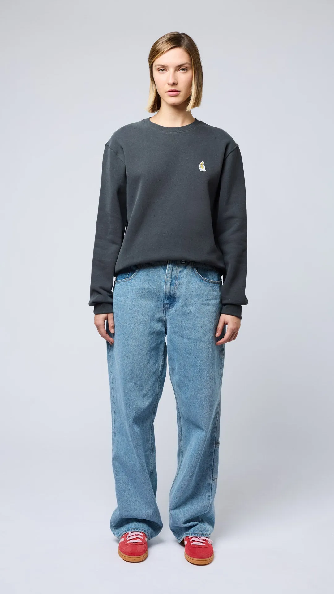 SUDADERA BANANA ANTRACITA