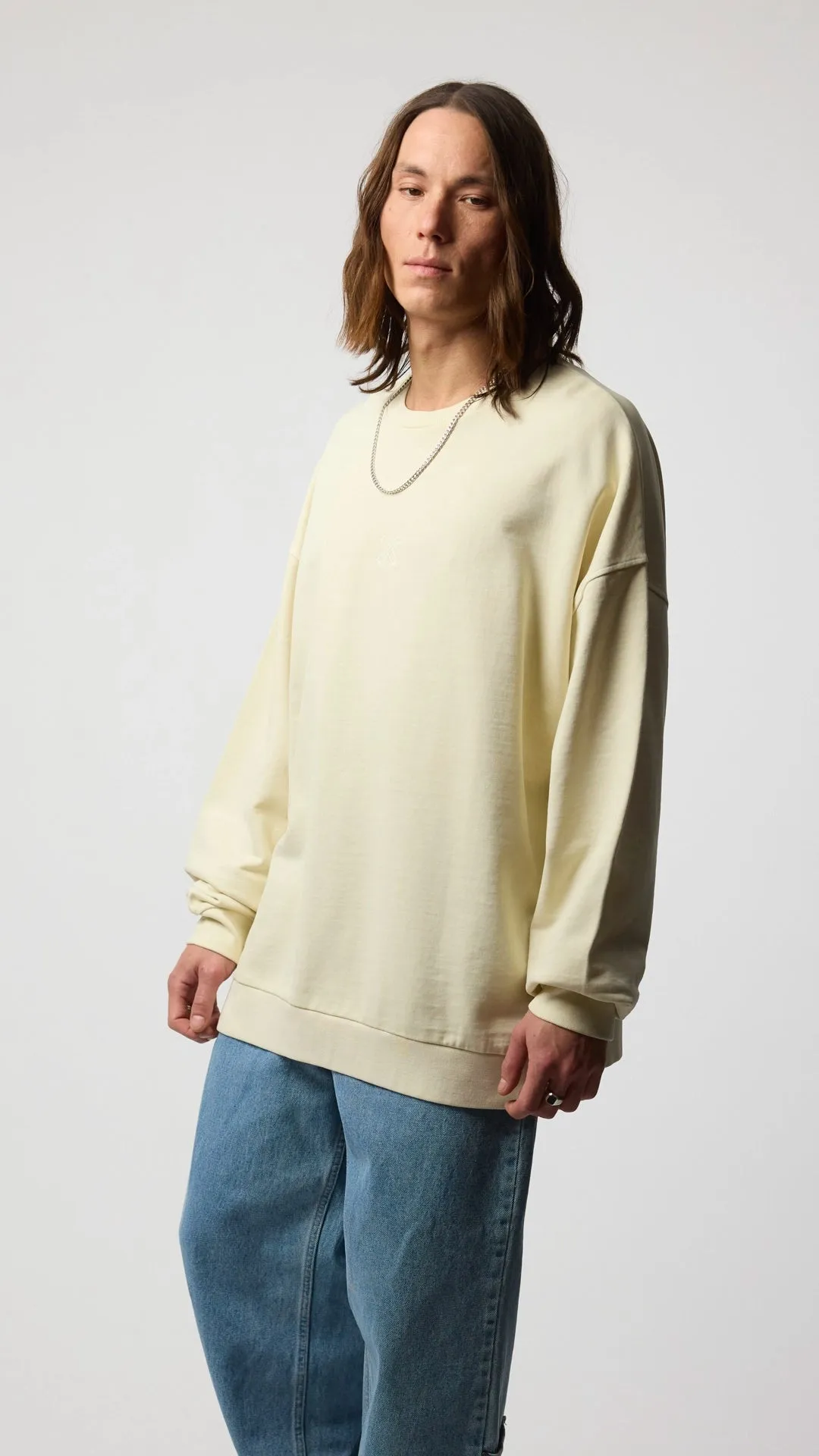 SUDADERA REEF CREMA