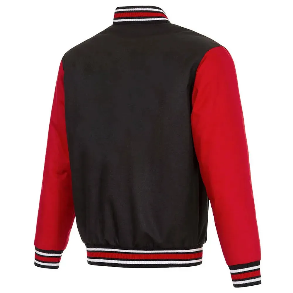 Super Bowl Champions Kansas City Chiefs Varsity Black and Red Jacket