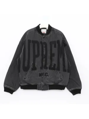 Supreme Denim Varsity Jacket