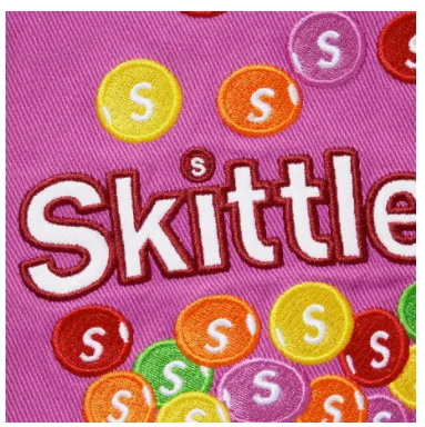 Supreme Skittles Mitchell & Ness Varsity Jacket purple