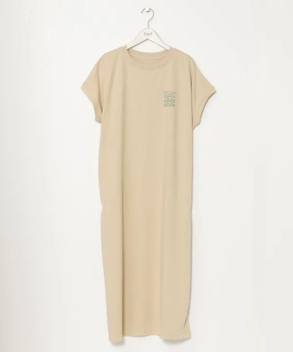 SURF＆Palms Retro Like Graphic T-Shirt Dress