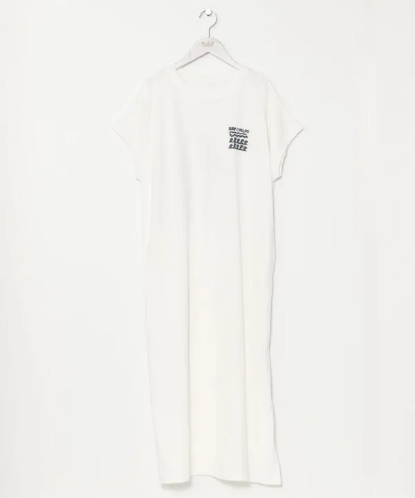 SURF＆Palms Retro Like Graphic T-Shirt Dress
