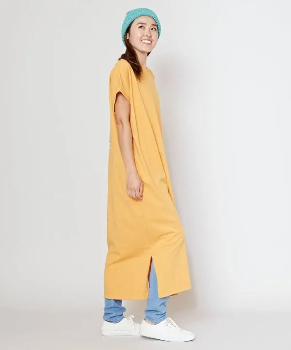 SURF＆Palms Retro Like Graphic T-Shirt Dress