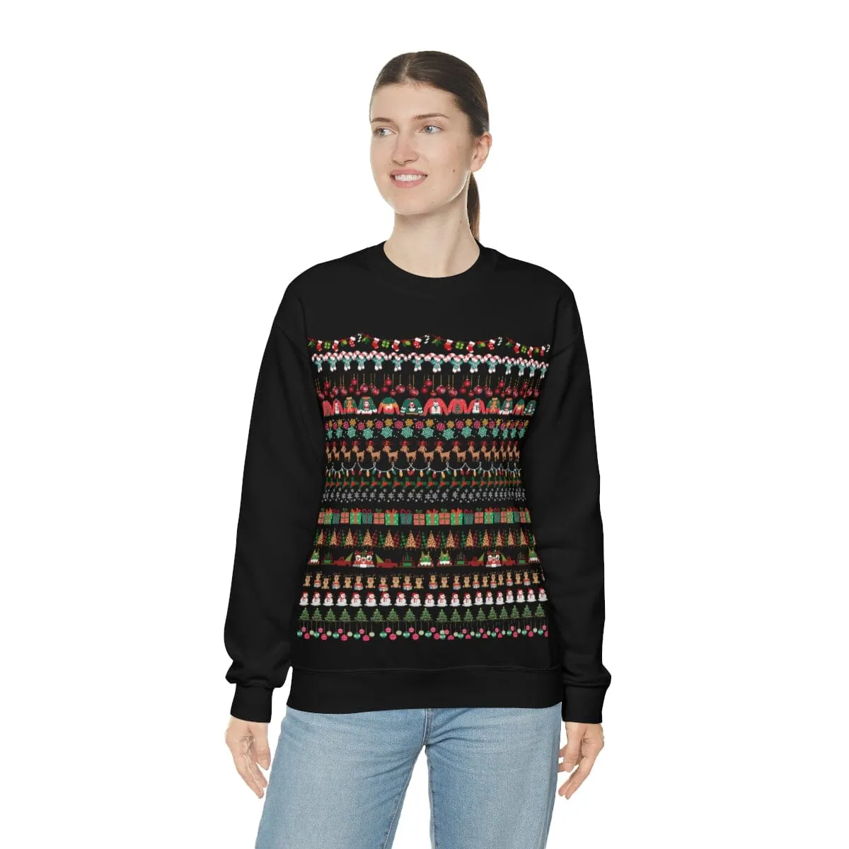 Sweather Navideño Unisex (Azul o Negro) - Ugly Christmas Sweather