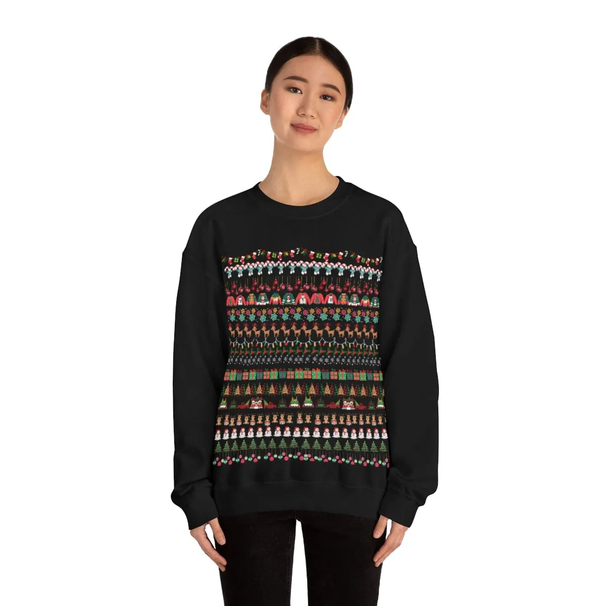 Sweather Navideño Unisex (Azul o Negro) - Ugly Christmas Sweather