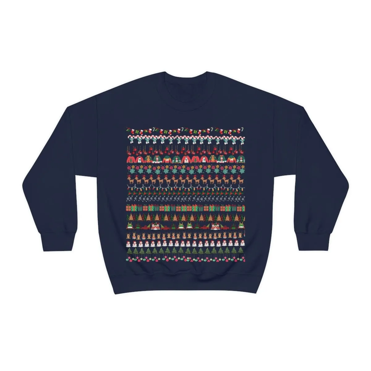 Sweather Navideño Unisex (Azul o Negro) - Ugly Christmas Sweather
