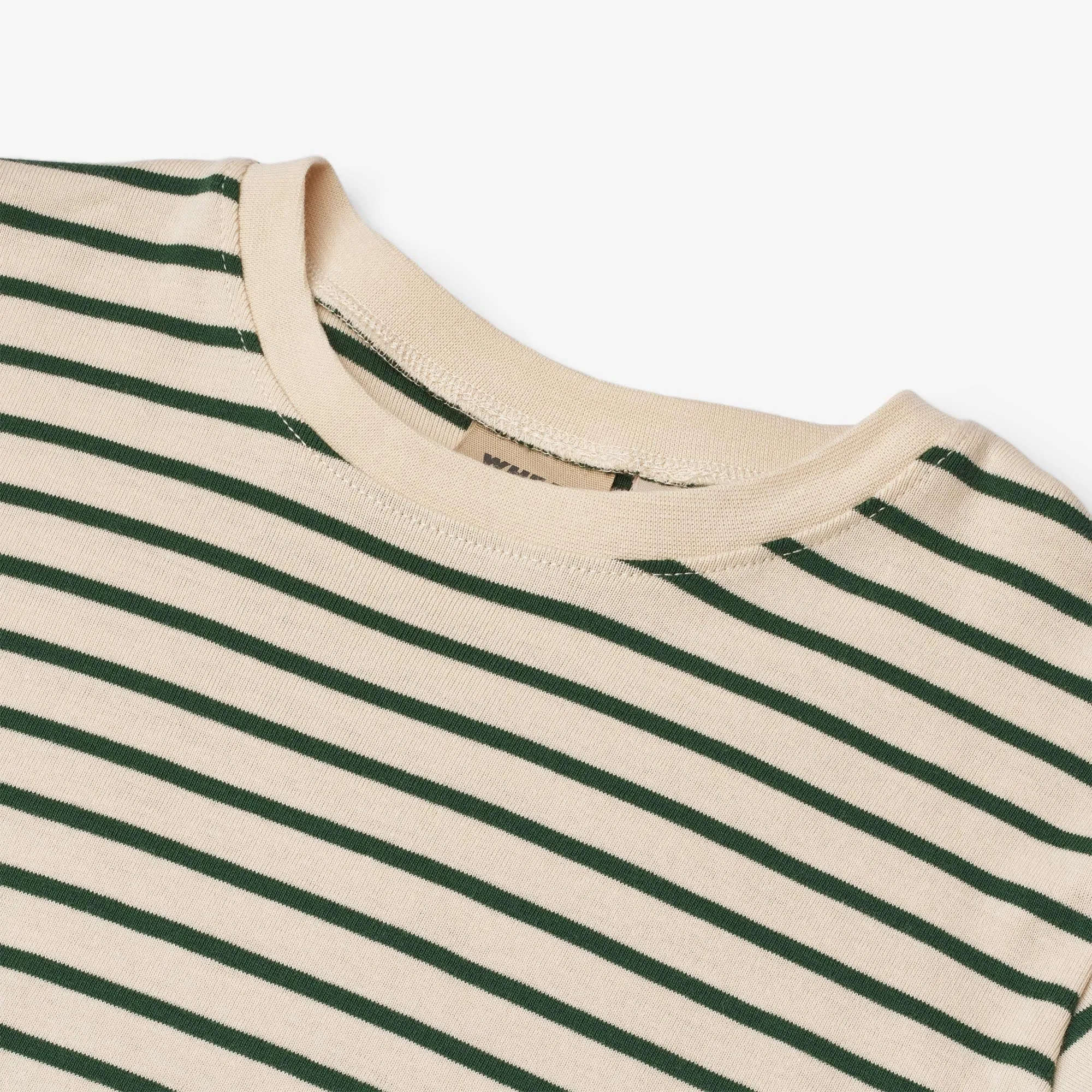 T-shirt S/S Fabian - green stripe