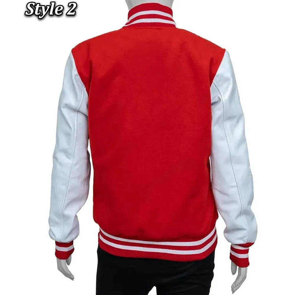 Taylor Swift Red & White Varsity Jacket